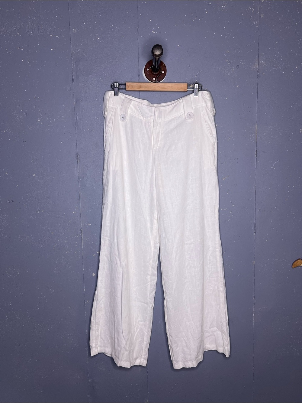 Princess Polly Pedra Linen Blend Wide Leg Pants Size 8 - Picture 7 of 10